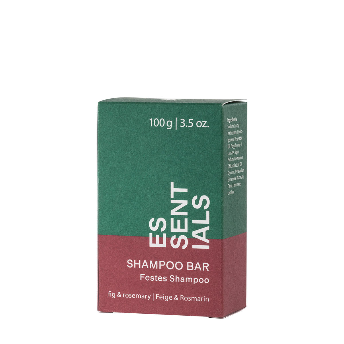 MÜHLE Essentials Fig & Rosemary Shampoo Bar (100g) - Packaging