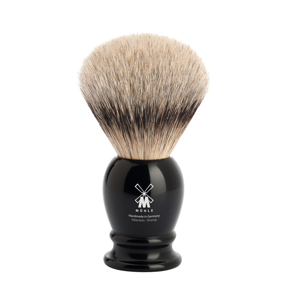 MUHLE CLASSIC Large Black Silvertip Badger Shaving Brush