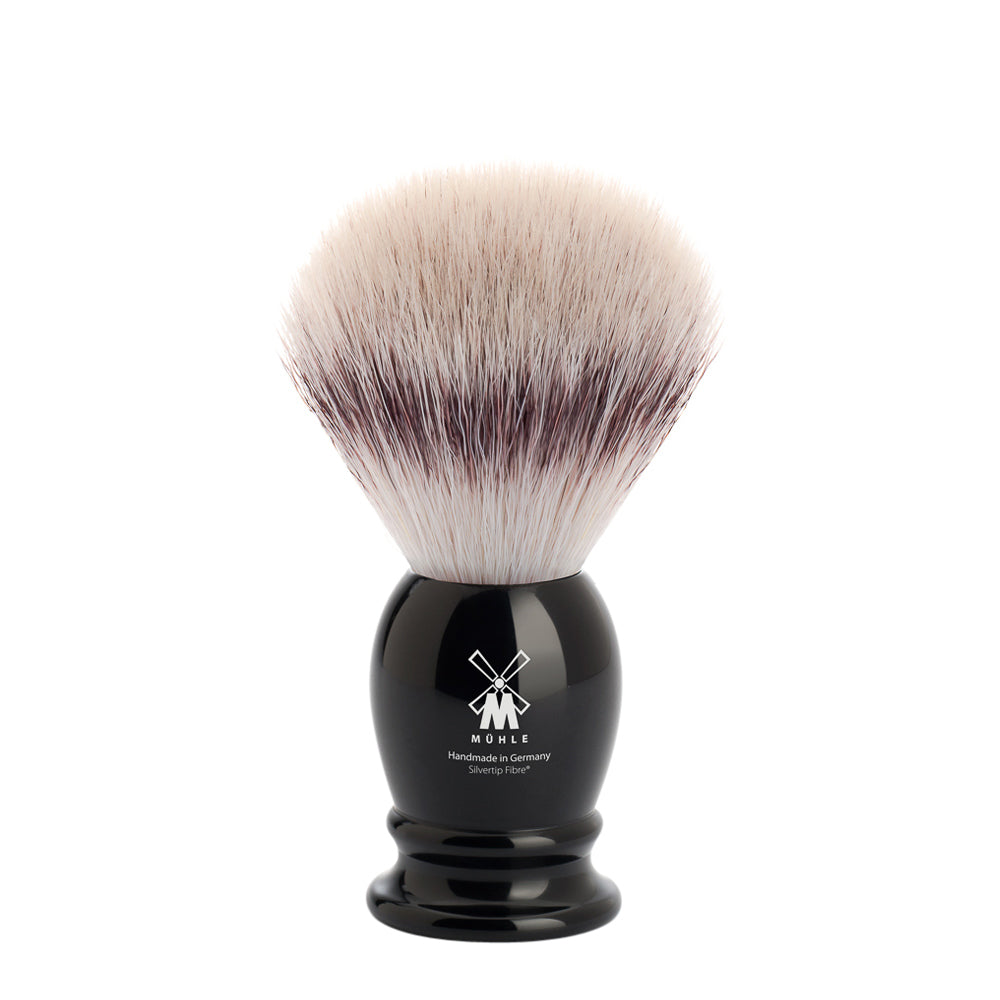 MUHLE CLASSIC Medium Black Silvertip Fibre Shaving Brush