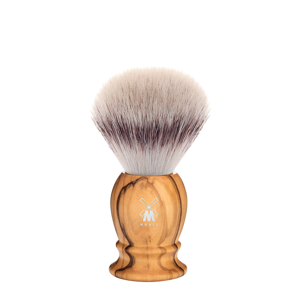 MUHLE CLASSIC Small Olive Wood Silvertip Fibre Shaving Brush