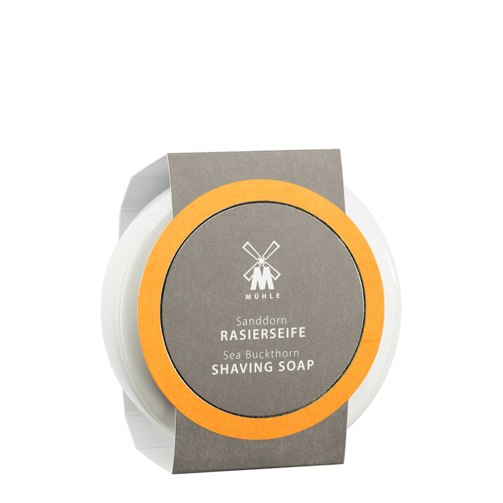 MUHLE SHAVE CARE Porcelain Dish and Sea Buckthorn Shaving Soap (65g)