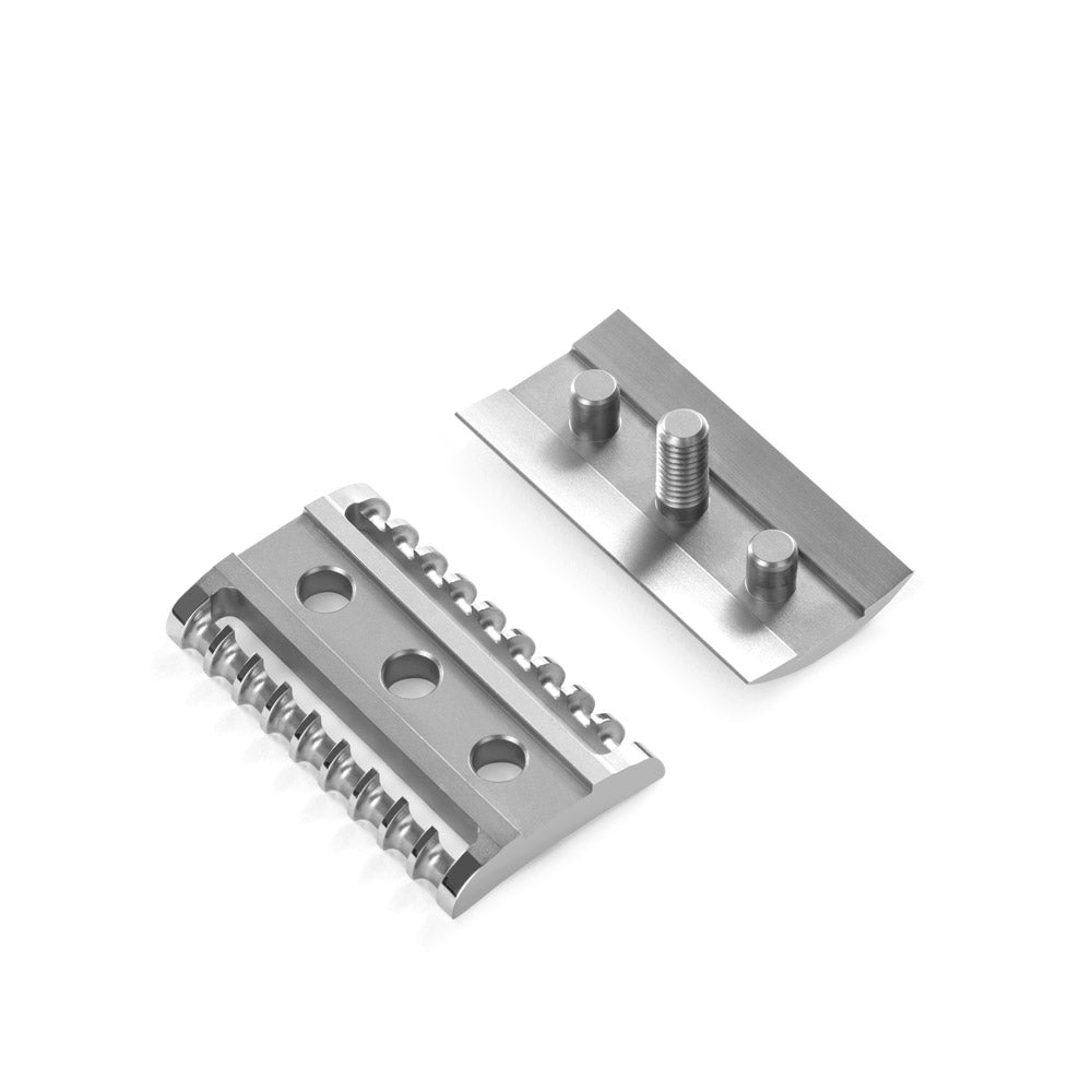 MUHLE Stainless Stee Safety Razor Cap and Plate