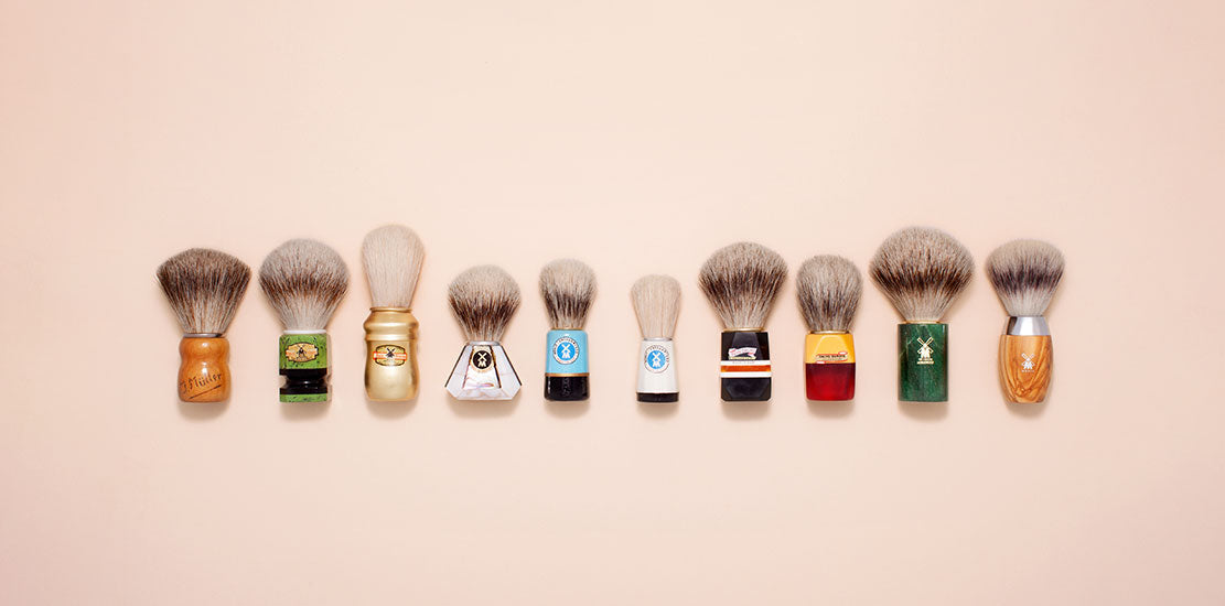 A snapshot of MÜHLE shaving brushes through the years