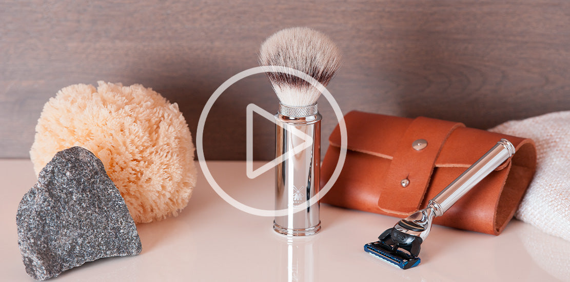 The MÜHLE TRAVEL Shaving Brush