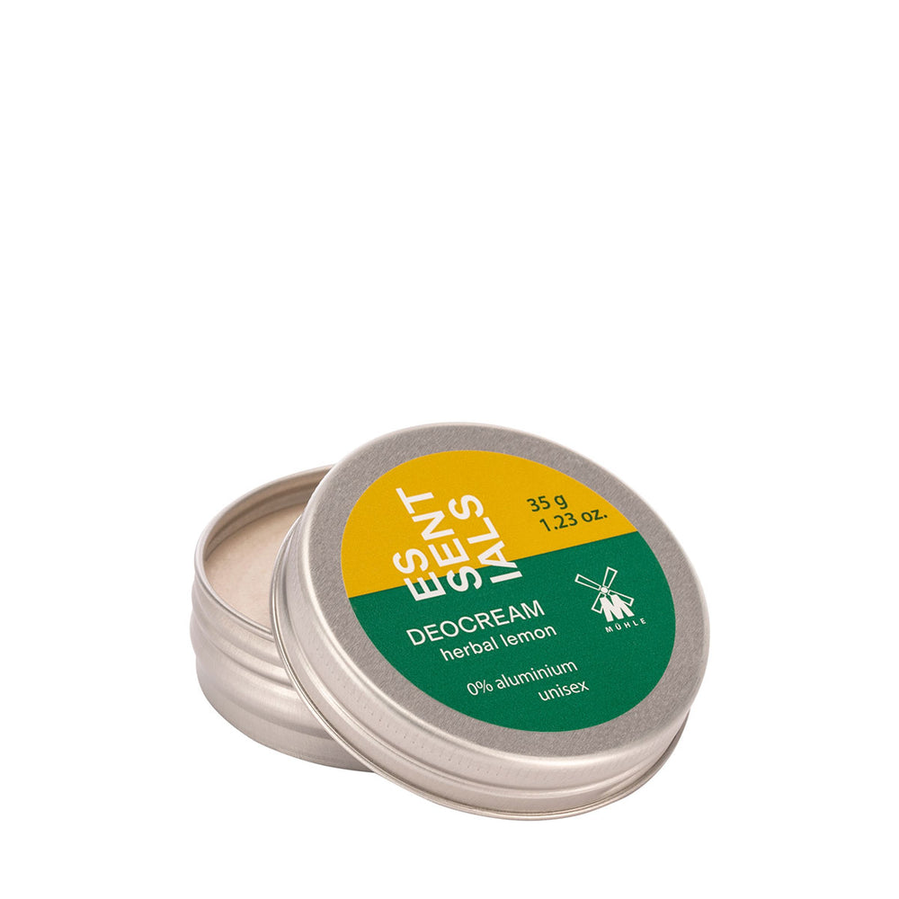 
                  
                    MÜHLE ESSENTIALS Herbal Lemon Deo Cream (35g)- side
                  
                