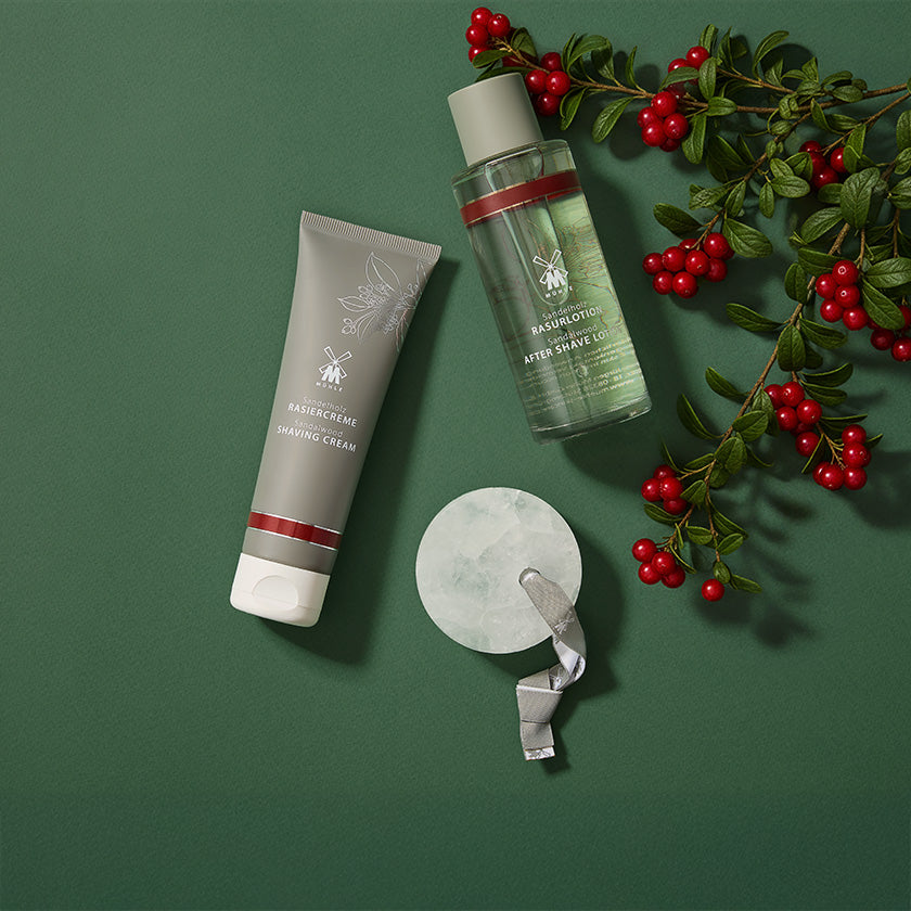 MÜHLE Sandalwood Shave Care and Alum Stone