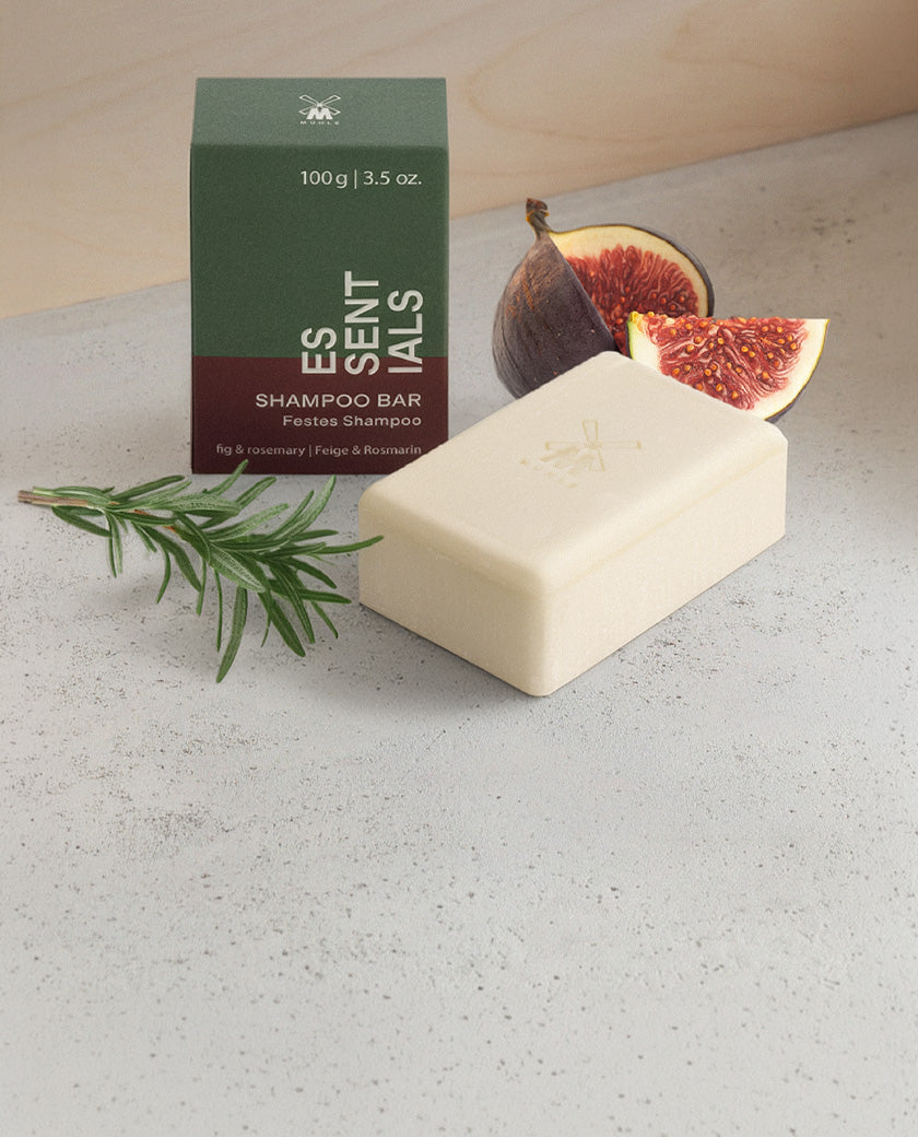 MÜHLE ESSENTIALS Fig & Rosemary Shampoo Bar (100g)
