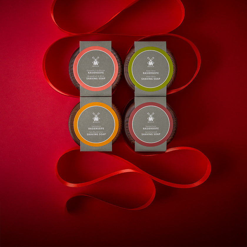 MÜHLE SHAVE CARE Ash Wooden Bowl and Shaving Soap (65g)