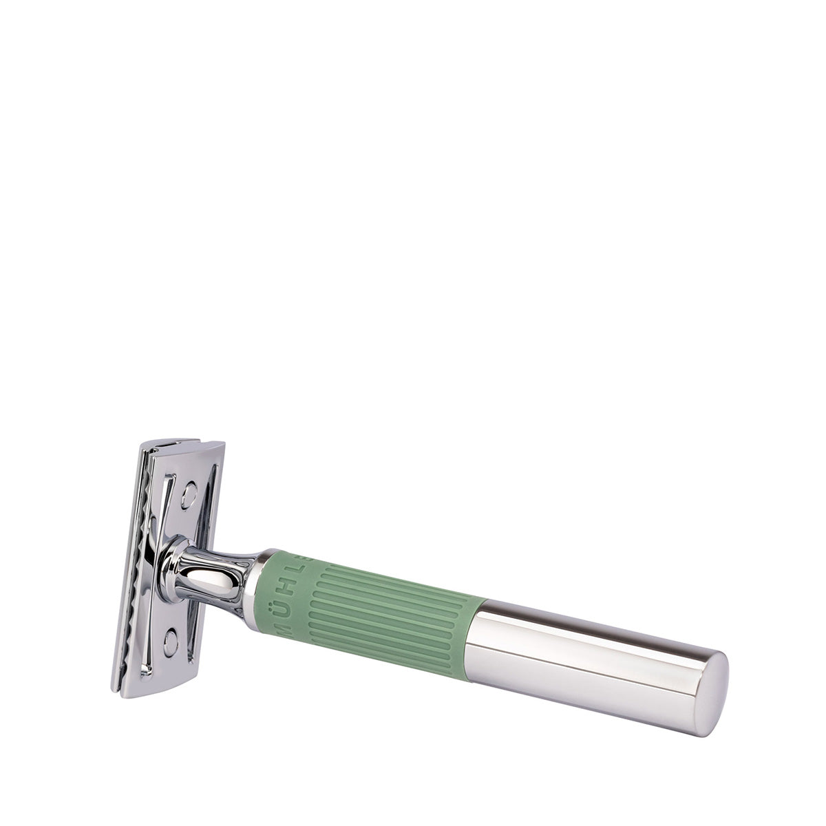 MÜHLE NEO Closed Comb Safety Razor in Salvia Green - Side