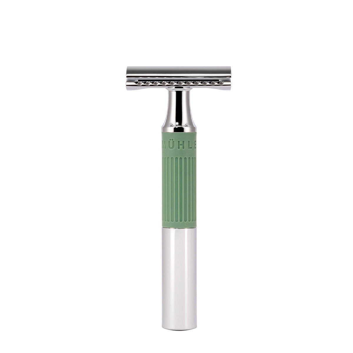MUHLE NEO Closed Comb Safety Razor in Salvia Green