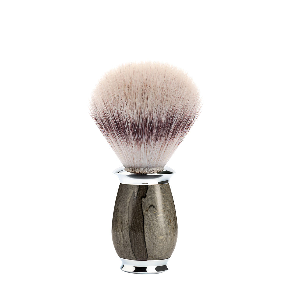 MÜHLE PURIST Grained Beech Silvertip Fibre Shaving Brush