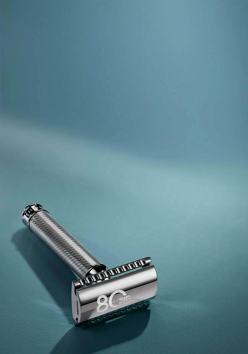 安全剃刀 ステンレススチール メタリック仕上げ MUHLE MUHLE R89 Stainless Steel Closed Comb Safety Razor