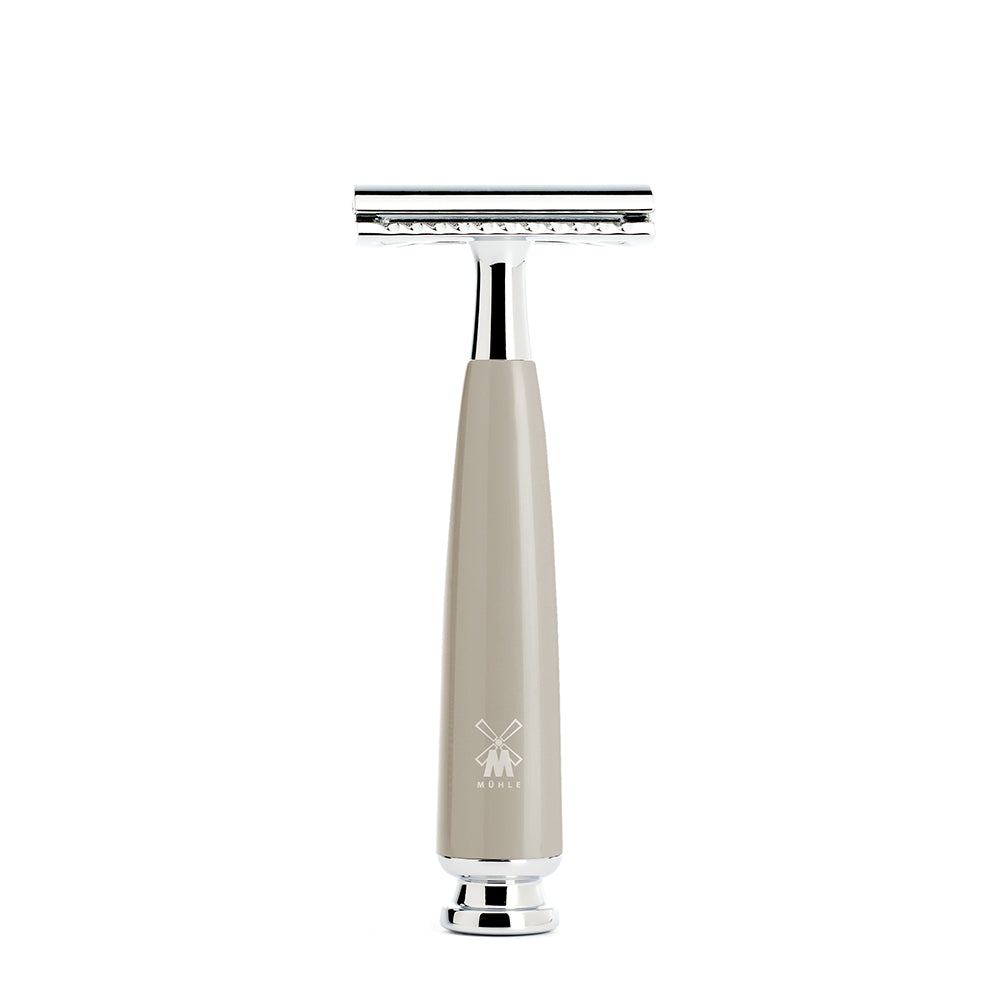 MUHLE RYTMO Closed Comb Safety Razor in Melange Grey