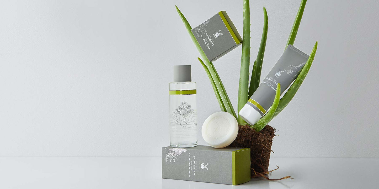 shaving with aloe vera plant MUHLE SHAVE CARE Aloe Vera Shaving Cream Tube 75ml