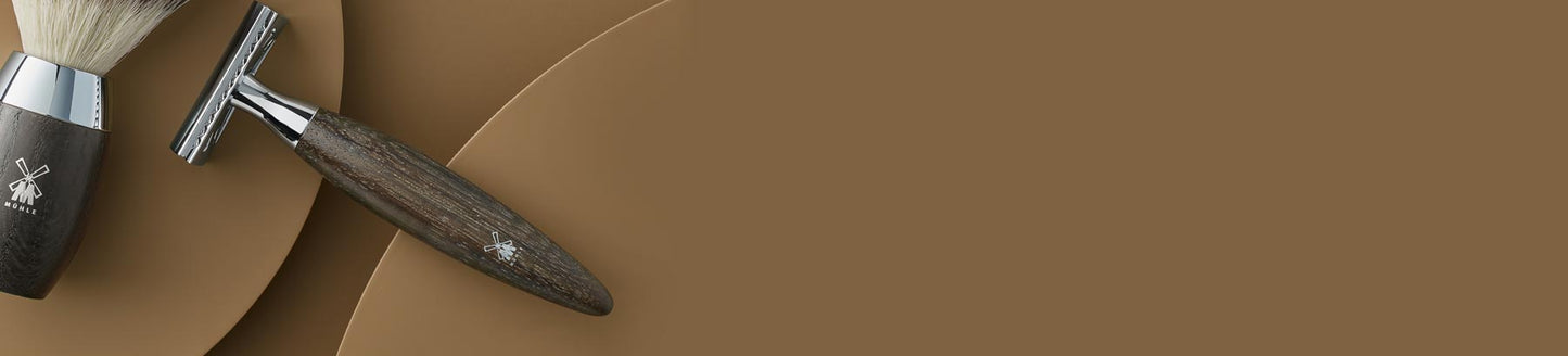 Muhle KOSMO razors and shaving brushes