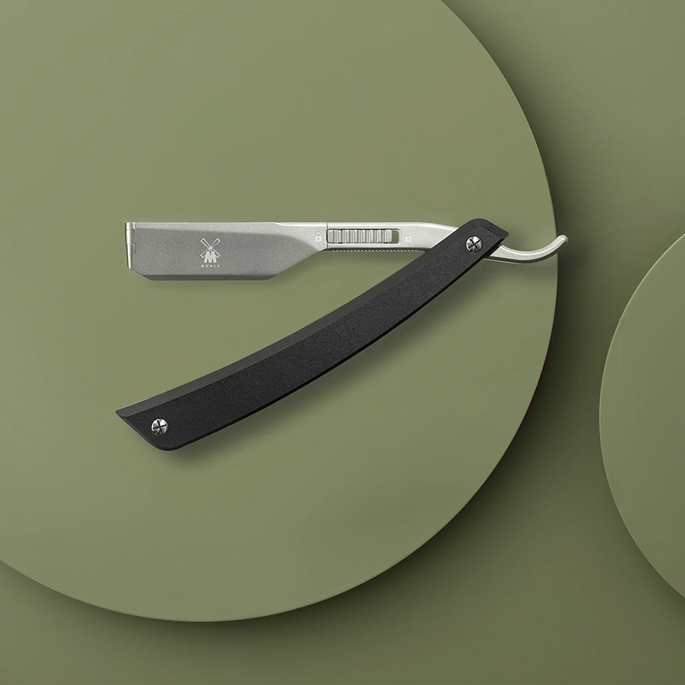 MUHLE Enthusiast Pro Straight Razor with interchangeable blade – MÜHLE UK