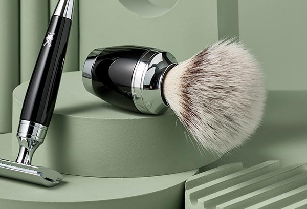 Muhle razor and shaving brush shaving sets