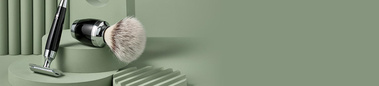 Muhle razor and shaving brush shaving sets