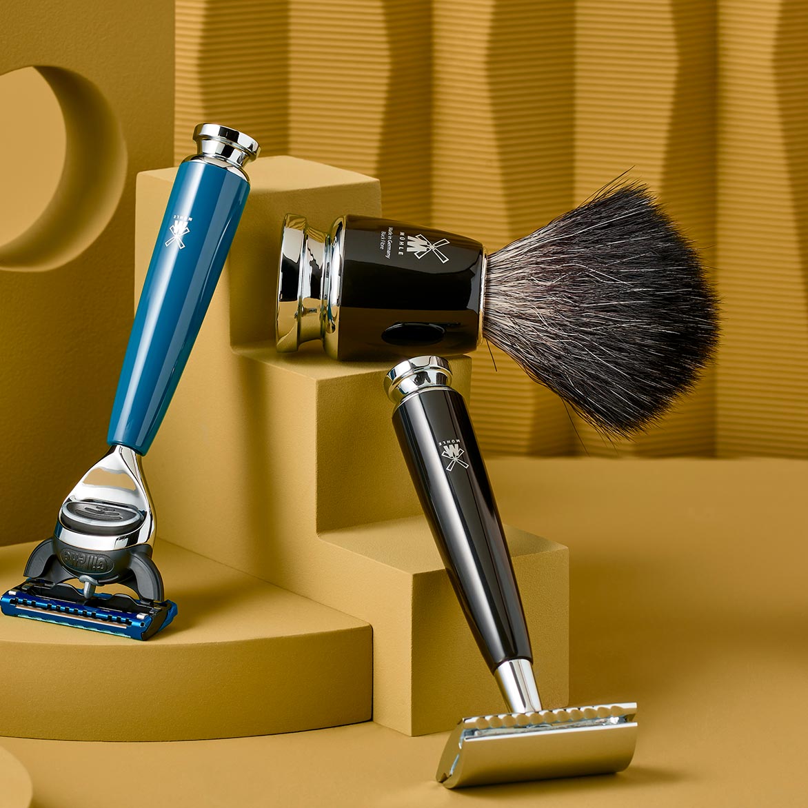 Mle Razor Safety Razors - Mach3 Razors - Gillette Fusion Razors - MUHLE UK