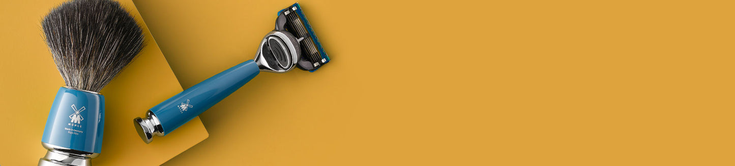 Muhle RYTMO razors and shaving brushes