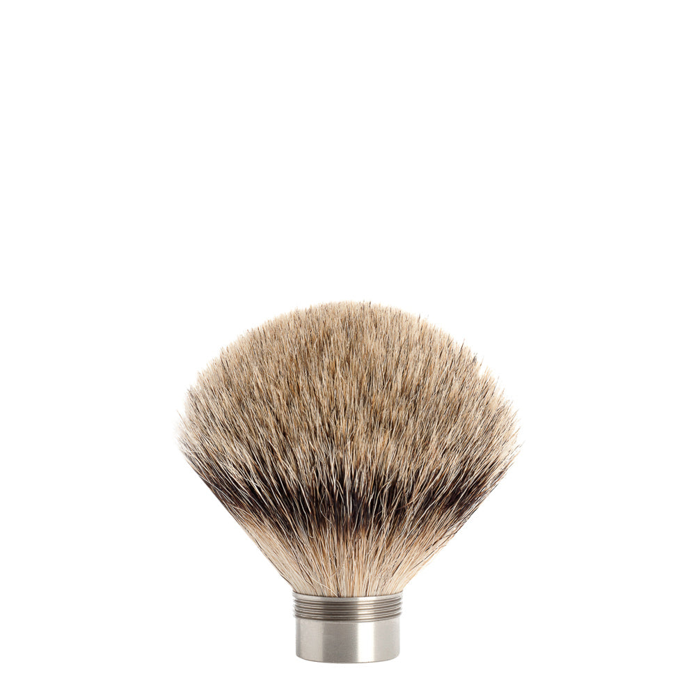 replacement silvertip badger head for edition brushes