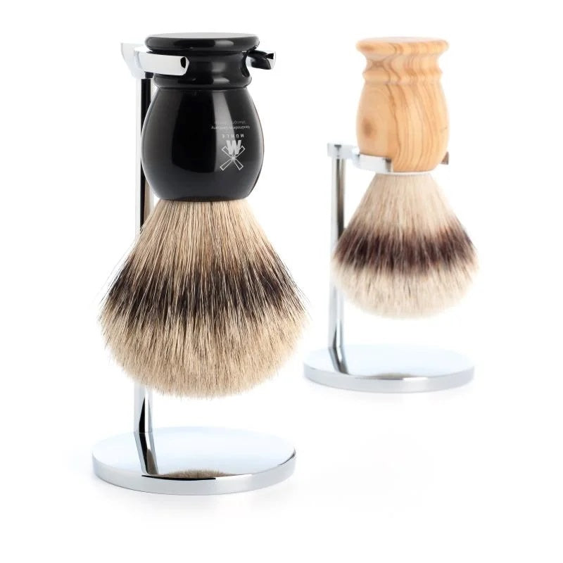 MUHLE Classic Series Shaving Brushes with Stands