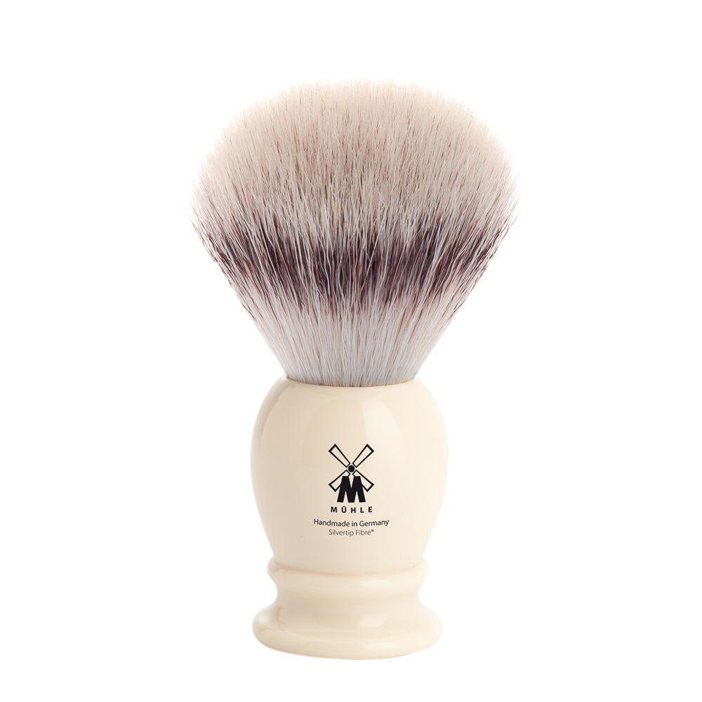 MUHLE CLASSIC Large Faux Ivory Silvertip Fibre Shaving Brush