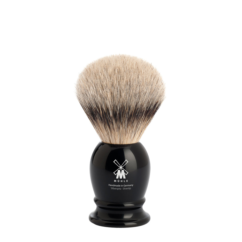 MUHLE CLASSIC Small Black Silvertip Badger Shaving Brush