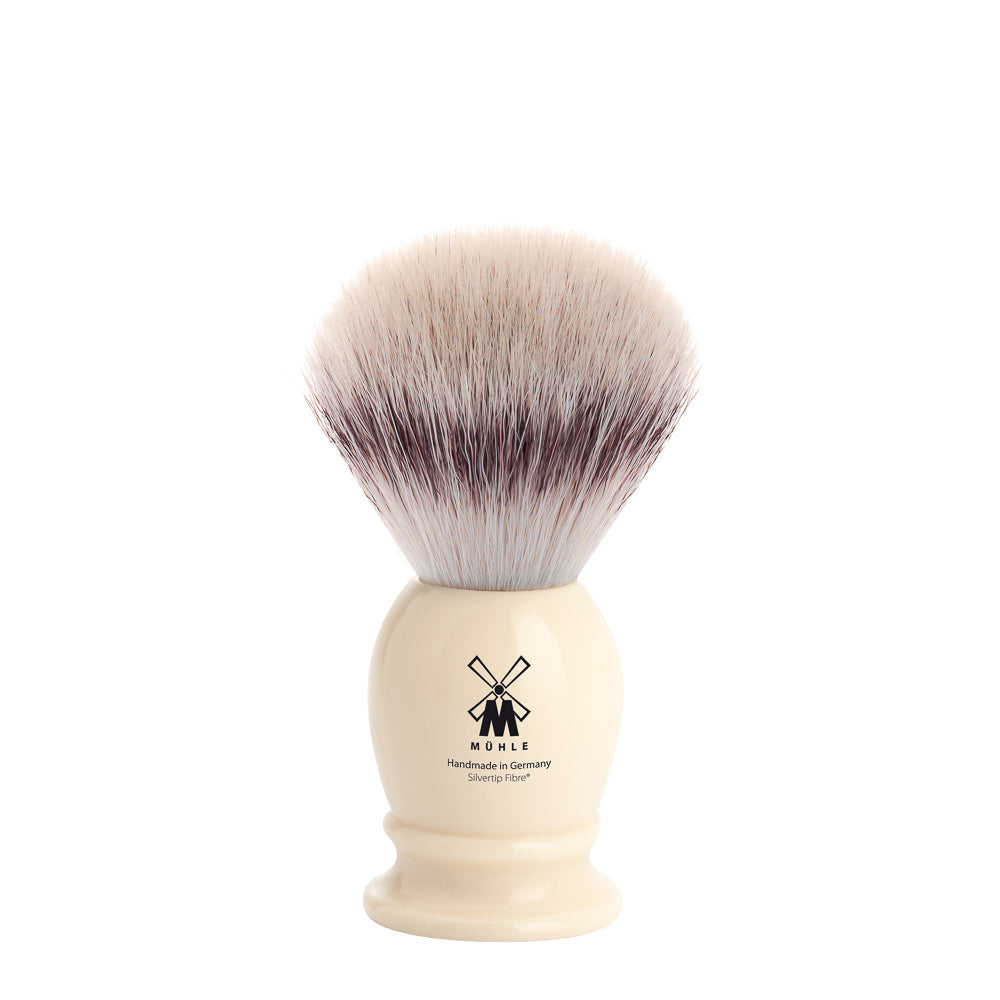 MUHLE CLASSIC Small Faux Ivory Silvertip Fibre Shaving Brush