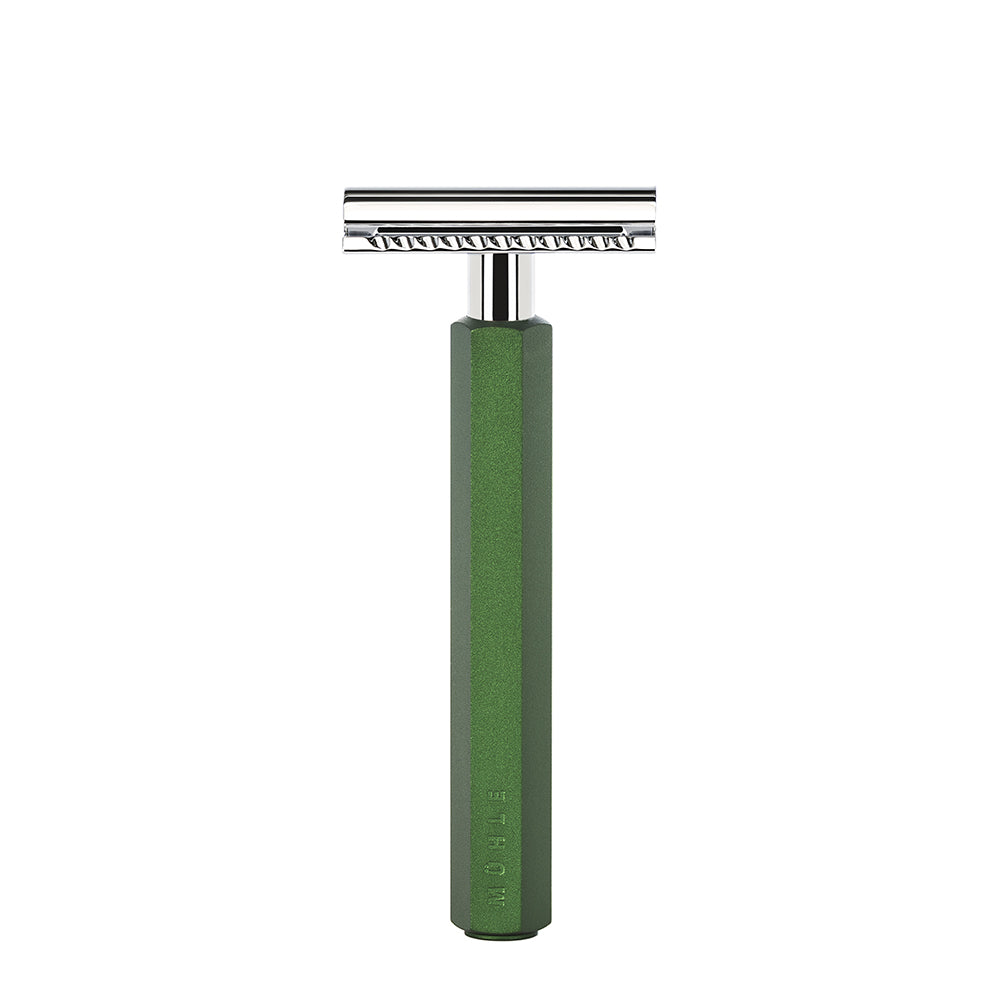 MUHLE HEXAGON Safety Razor in Forest Green