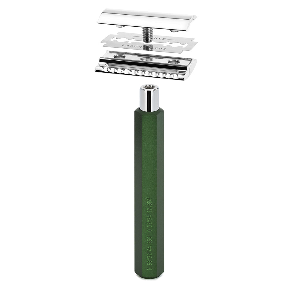 MÜHLE HEXAGON Forest Closed Comb Safety Razor