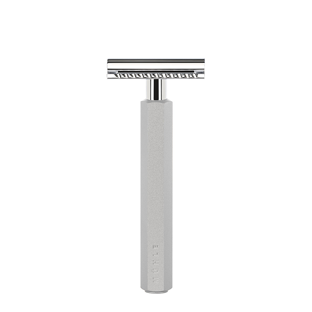 MUHLE HEXAGON Silver Closed Comb Safety Razor