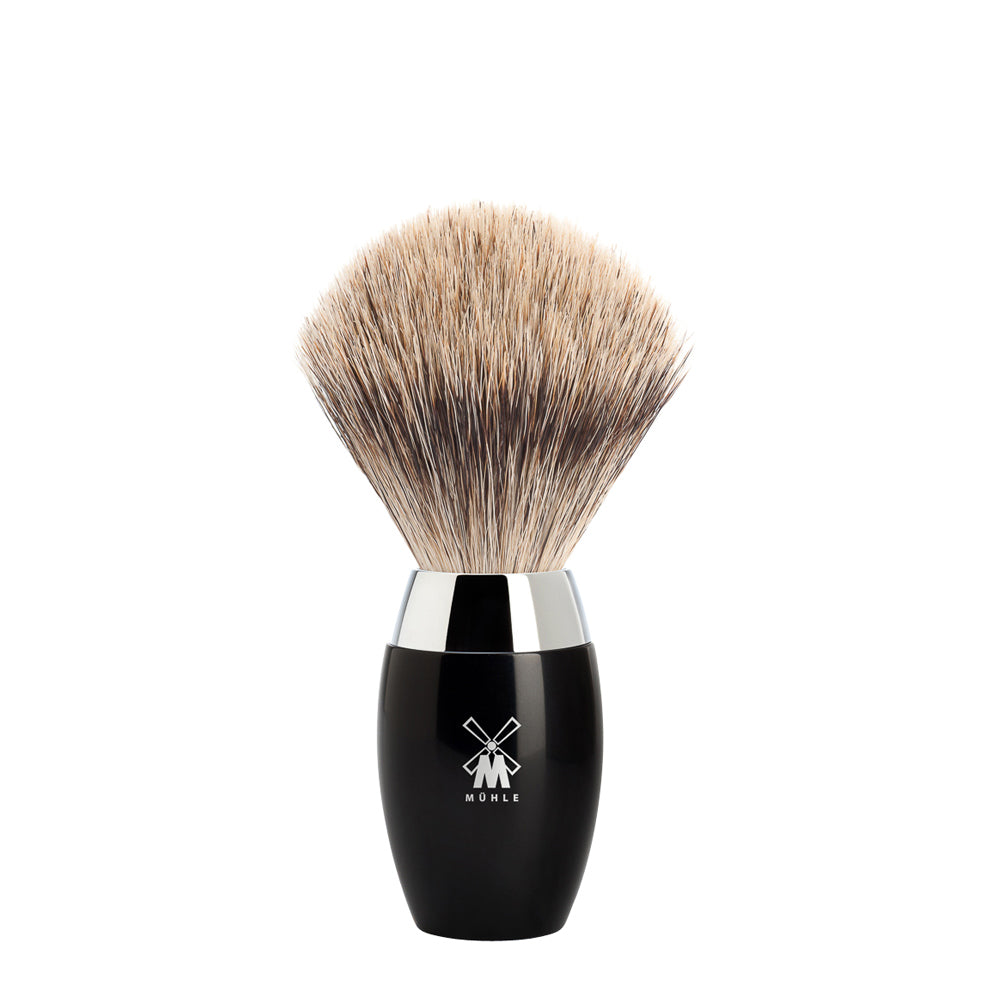 MUHLE KOSMO Fine Badger Shaving Brush in Black