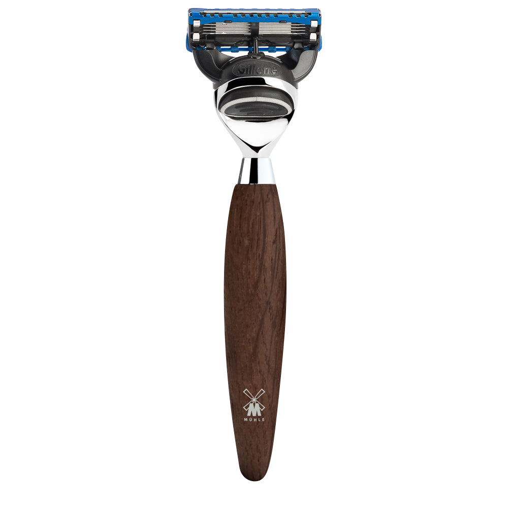 MUHLE KOSMO Bog Oak Gillette Fusion Razor (5-blade)