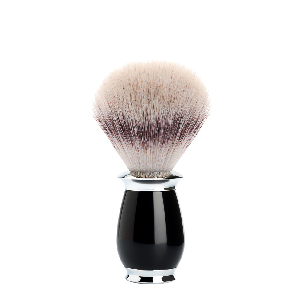 MUHLE PURIST Silvertip Fibre Shaving Brush in Black