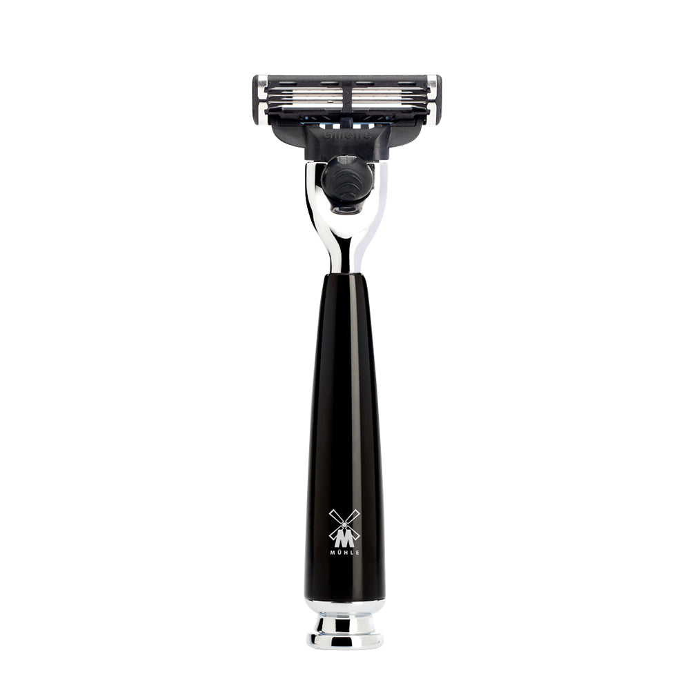 MUHLE RYTMO Mach3 Razor in Black