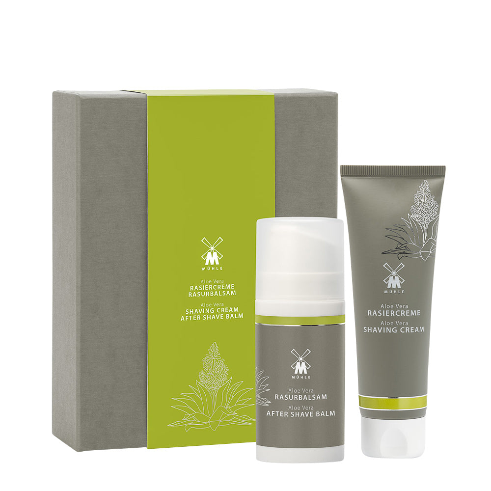 MUHLE SHAVE CARE Aloe Vera Shaving Cream & Aftershave Set