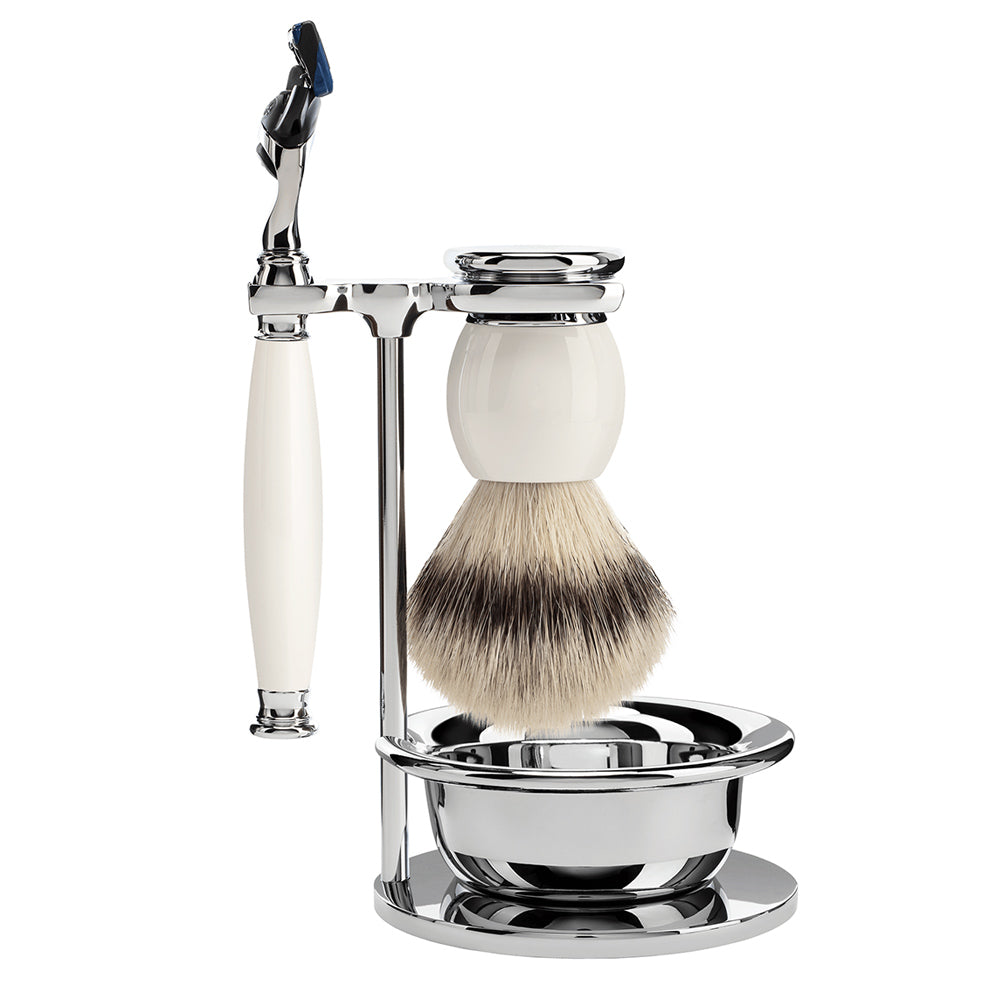 MUHLE SOPHIST Vegan Friendly 4 Piece Fusion Razor Shaving Set