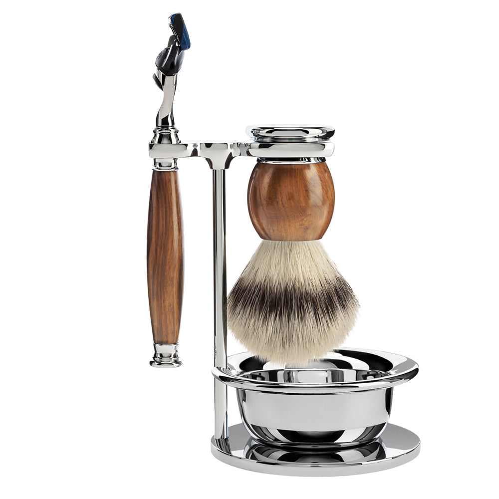 MUHLE SOPHIST Vegan Friendly 4 Piece Fusion Razor Shaving Set - S33H47SF