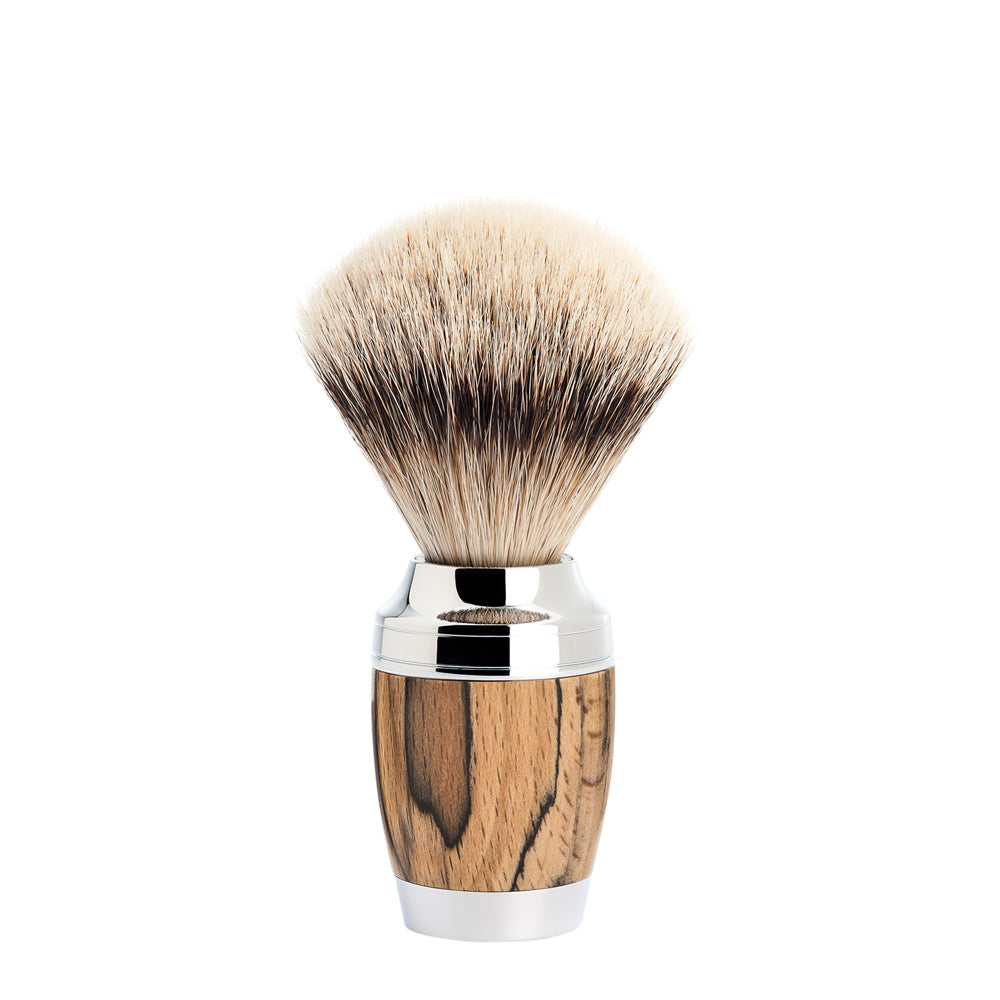 MUHLE STYLO Spalted Beech Silvertip Badger Shaving Brush