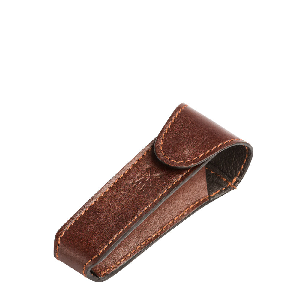 MUHLE Brown Leather Safety Razor Case