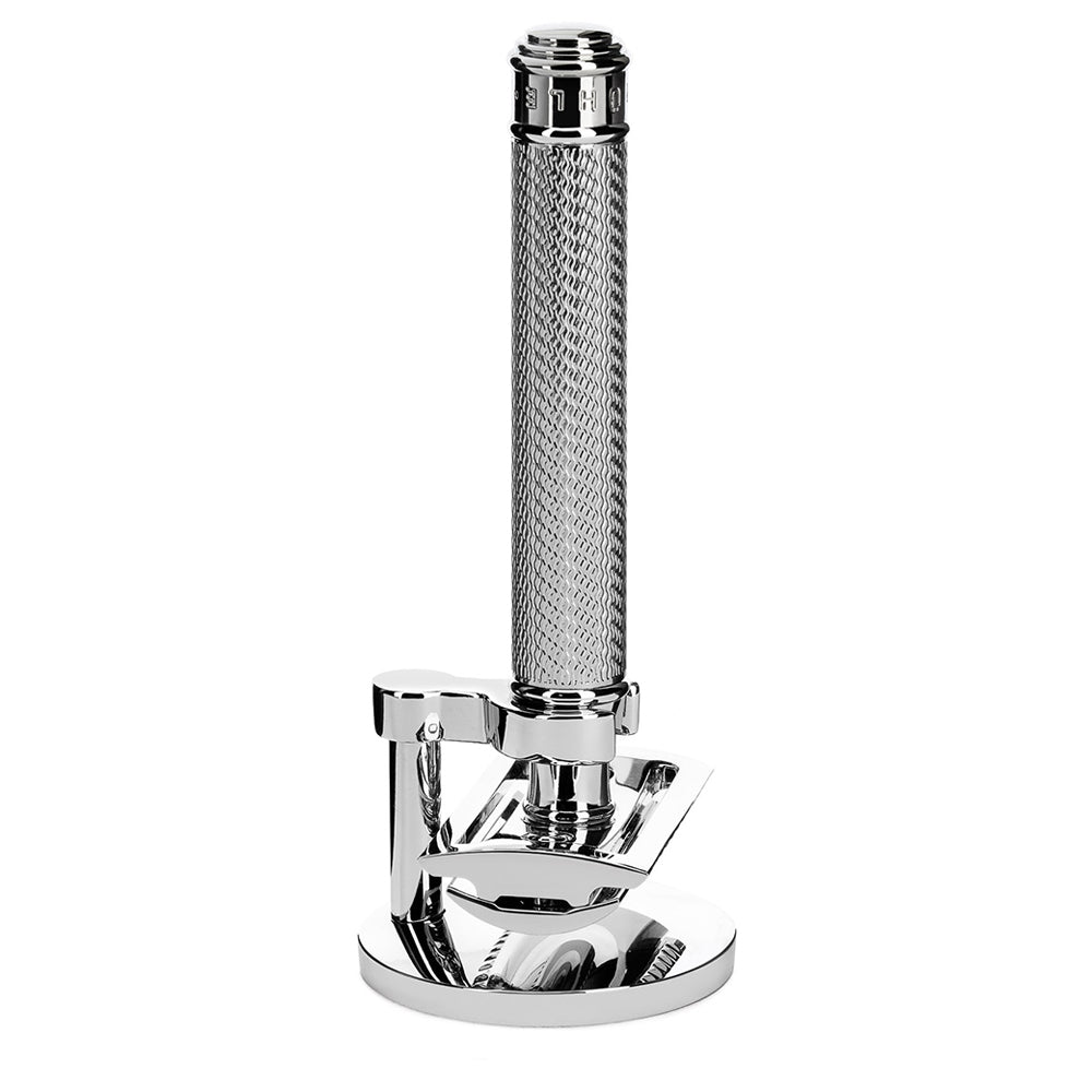 MUHLE TRADITIONAL Chrome Shaving Set R89 Safety Razor and Stand