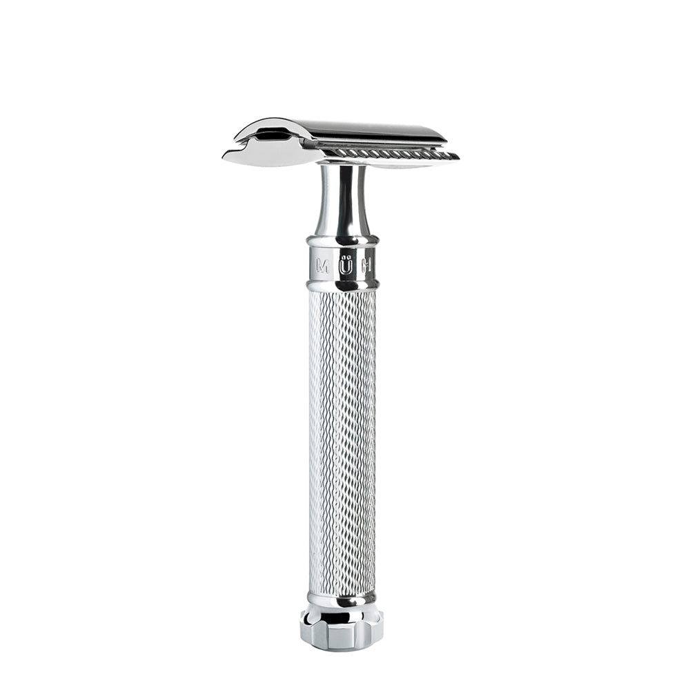 MUHLE TRADITIONAL Chrome Twist Closed Comb Safety Razor