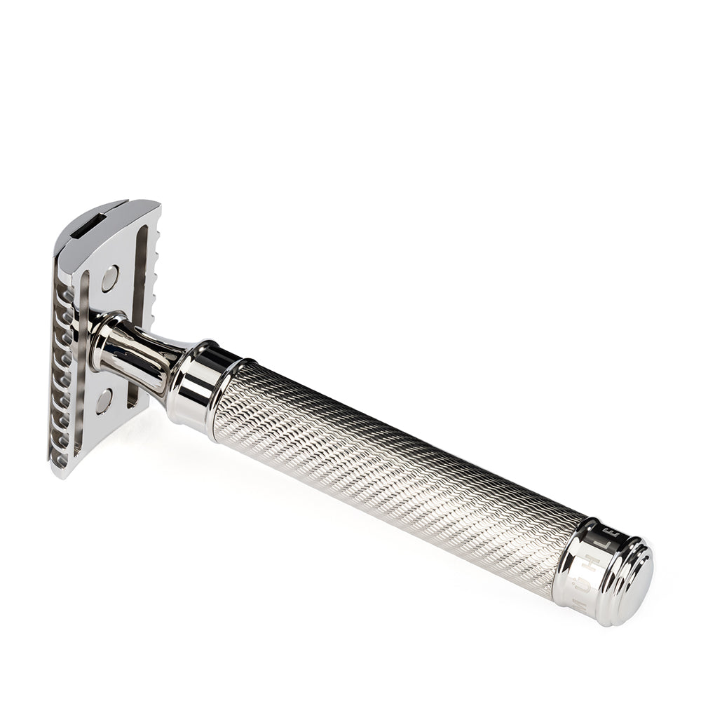 MUHLE TRADITIONAL GRANDE Stainless Steel Open Comb Safety Razor