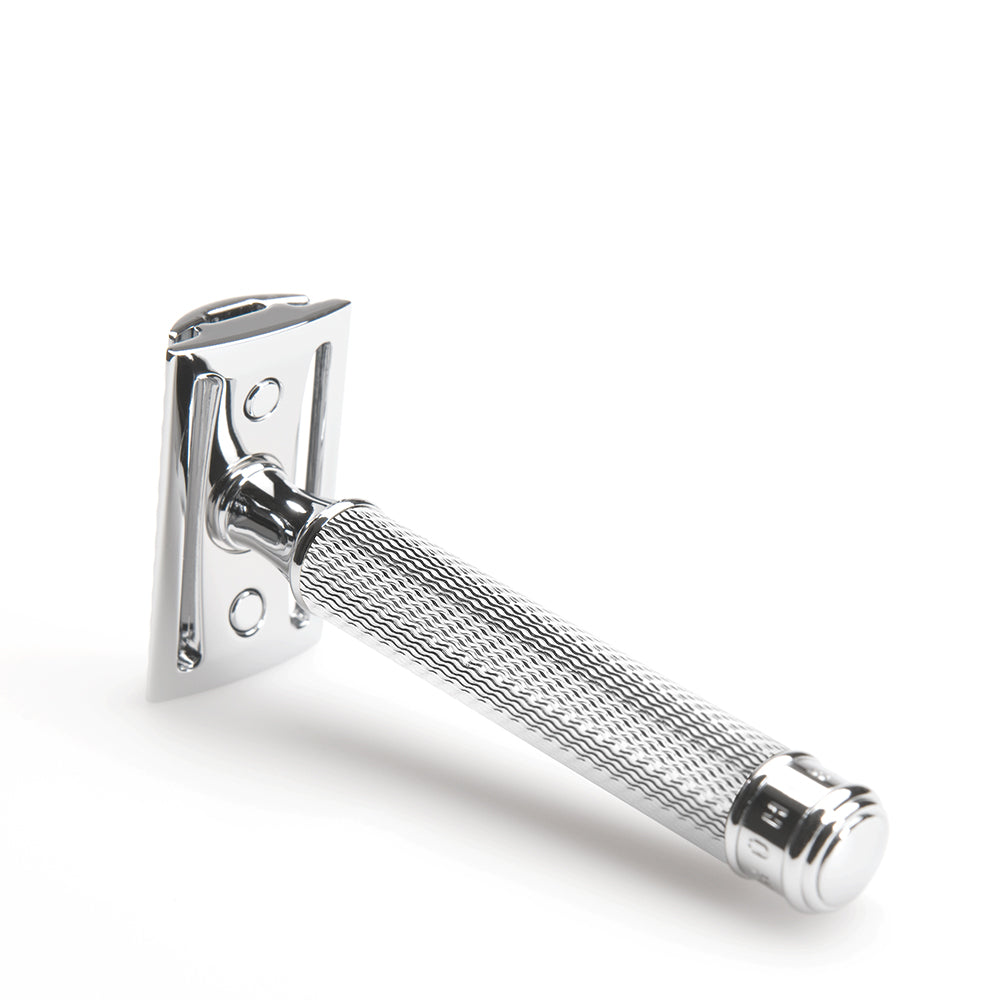 MUHLE TRADITIONAL Sterling Silver Closed Comb Safety Razor