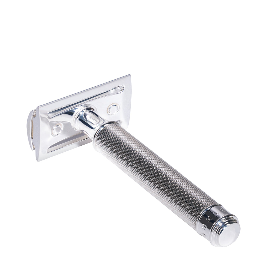 MUHLE TRADITIONAL Sterling Silver Closed Comb Safety Razor