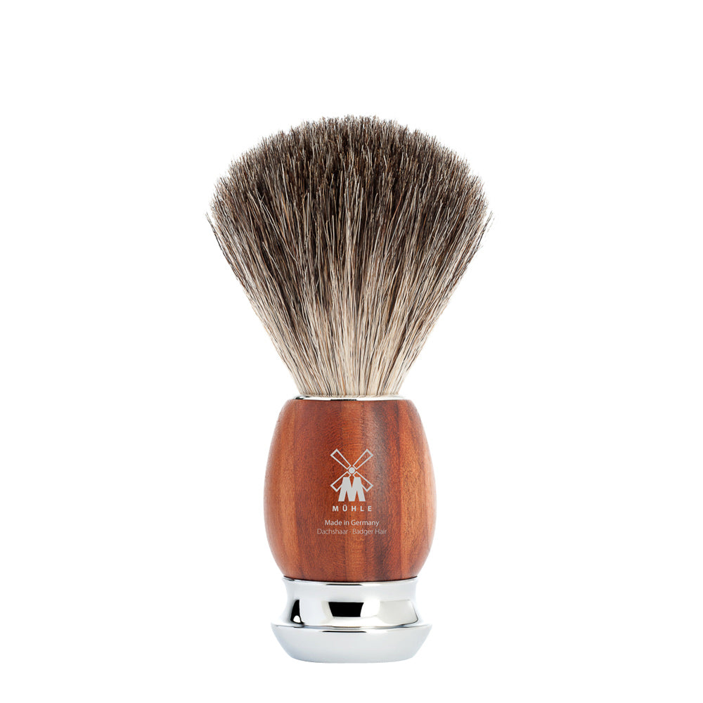 MUHLE VIVO Brown Horn Pure Badger Shaving Brush