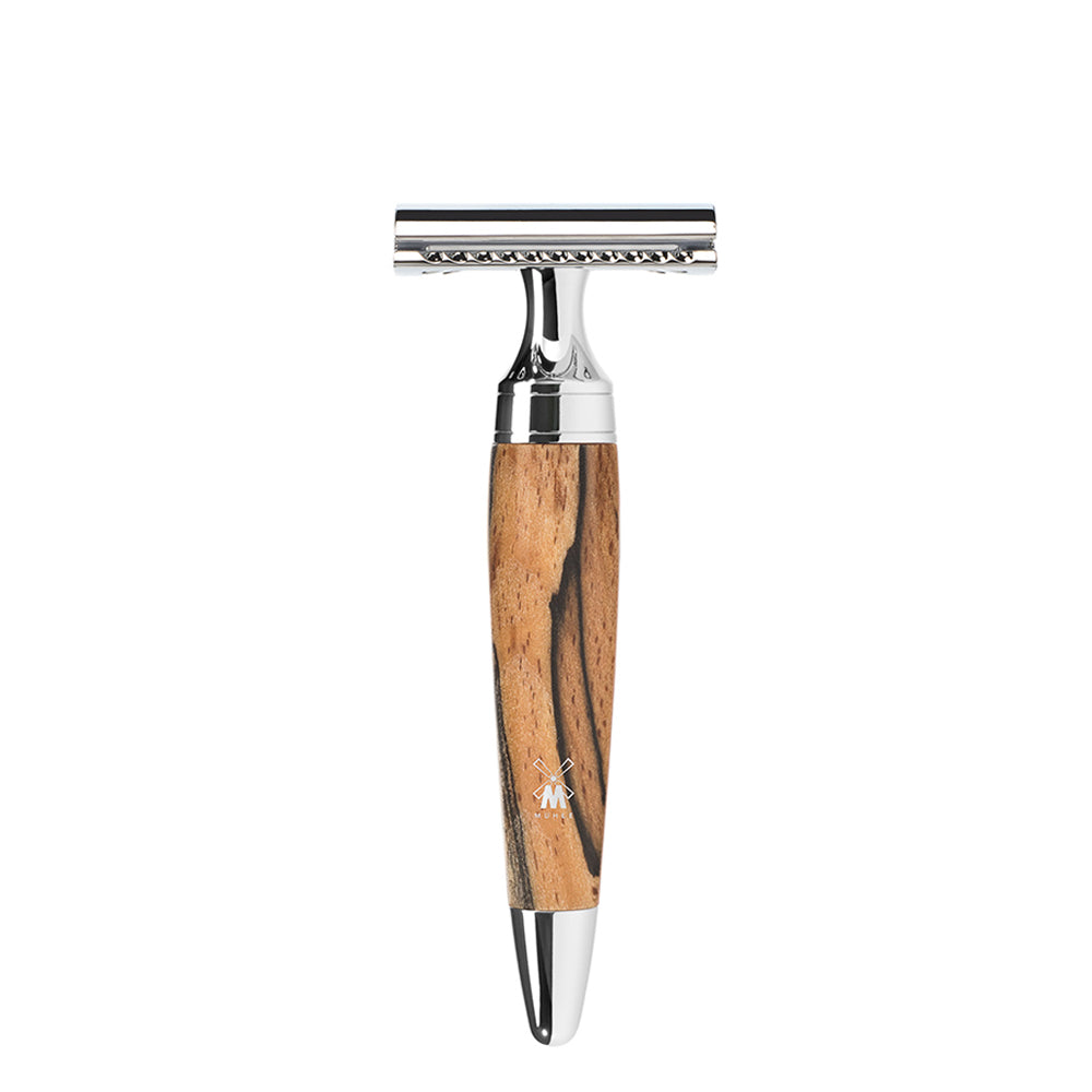 MUHLE STYLO Spalted Beech Closed Comb Safety Razor