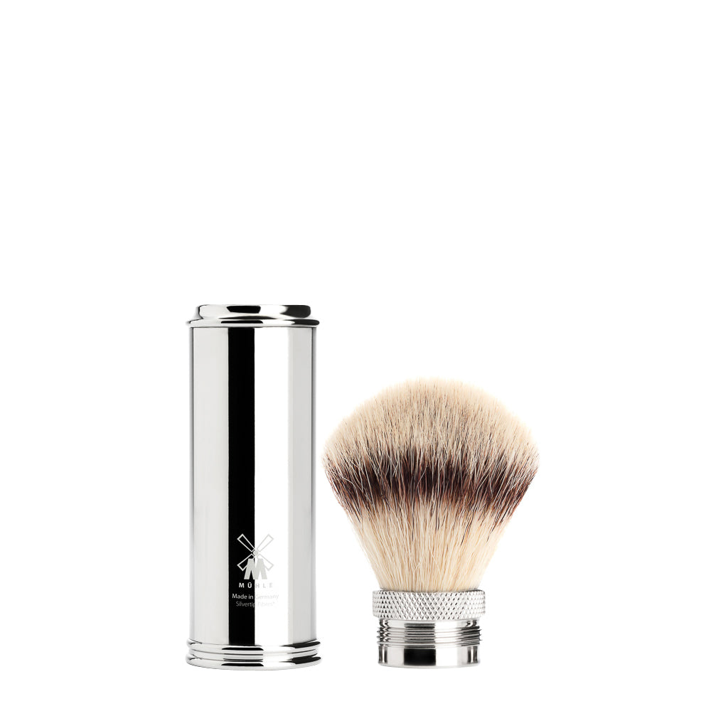 Travel Shaving Brush with Synthetic Fibres